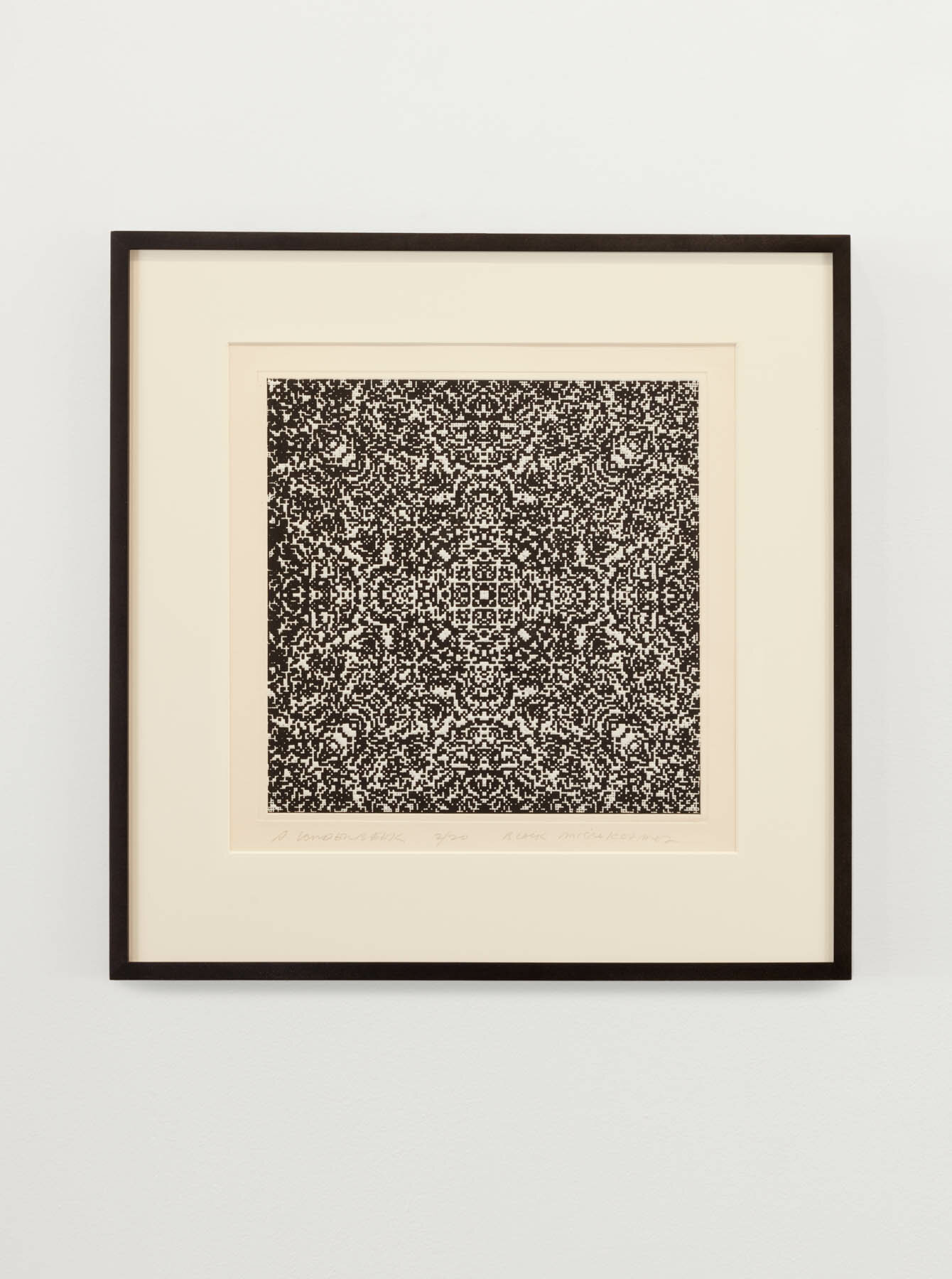 Stan VanDerBeek, Black Micro Kosmos, 1972-1975