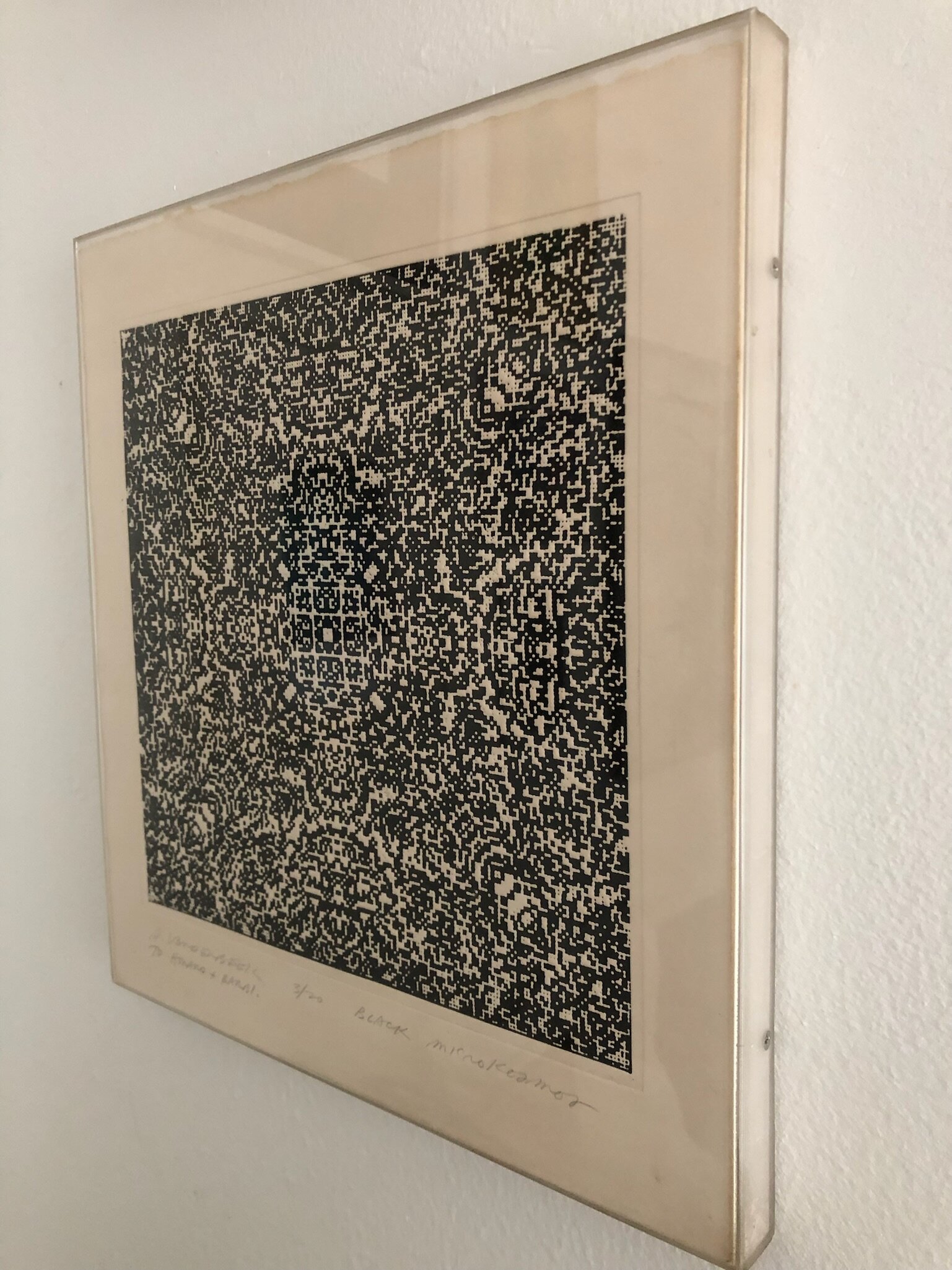 Stan VanDerBeek, Black Micro Kosmos, 1972-1975