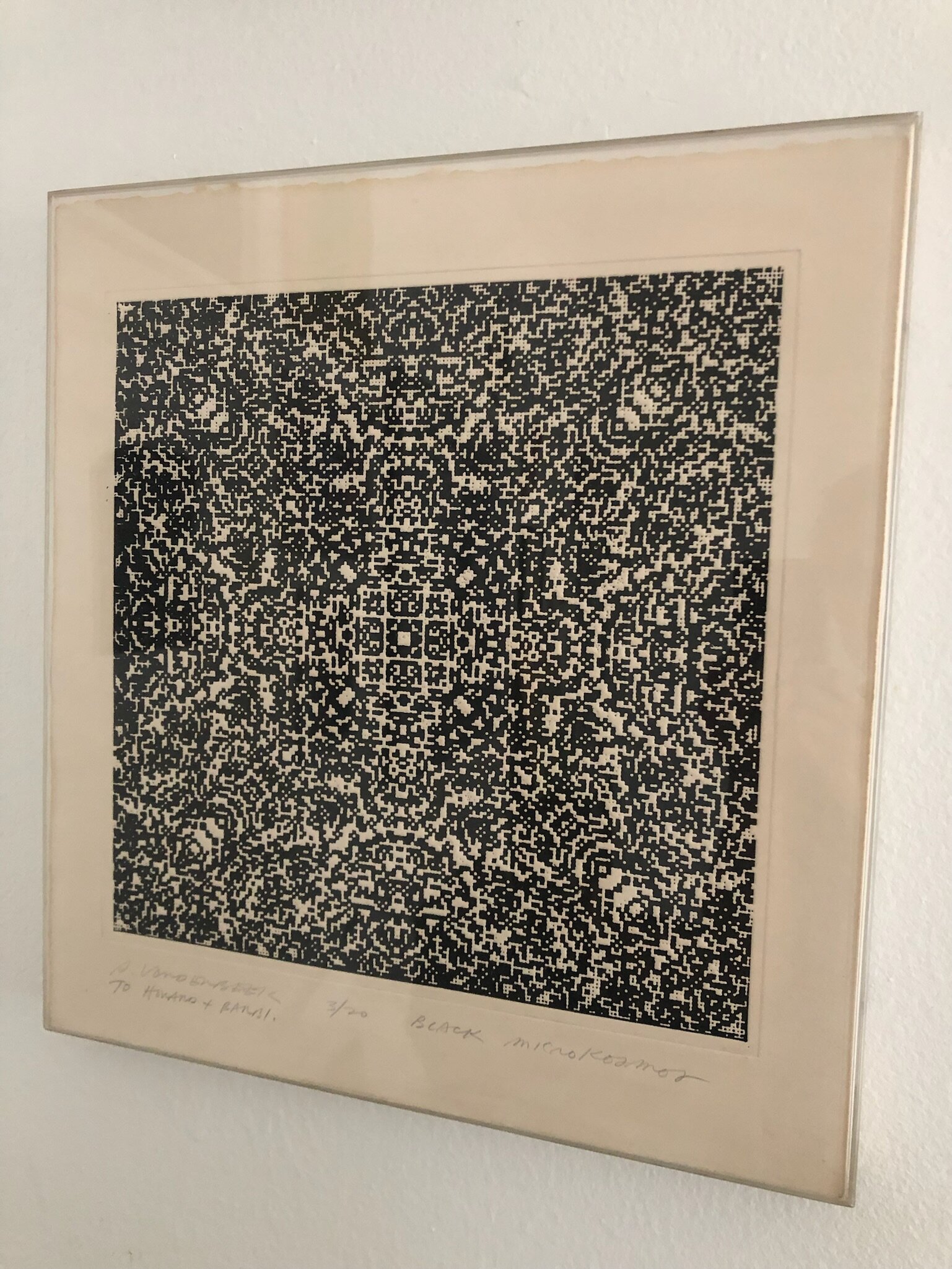 Stan VanDerBeek, Black Micro Kosmos, 1972-1975